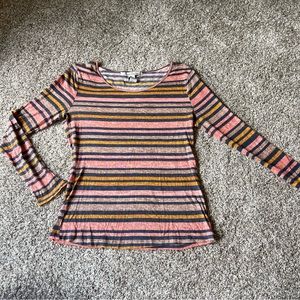 American rag long sleeve striped shirt